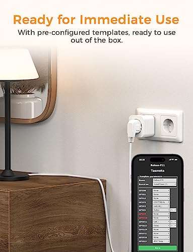 [Amazon Prime] 2x Refoss Smart WLAN Steckdose, Tasmota preflashed, unter 10 Euro/Dose, Home Assistant