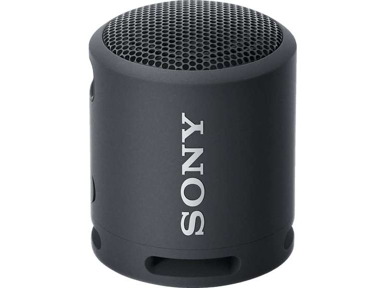SONY SRS-XB13 Bluetooth Lautsprecher, Schwarz, Wasserfest