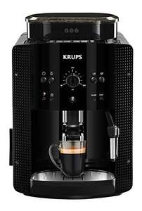 KRUPS EA 81R8 Arabica schwarz Kaffeevollautomat (Metall-Brühgruppe, Reinigungs-Programm, Entkalkungs-Programm, Milchdüse, Cappuccino)