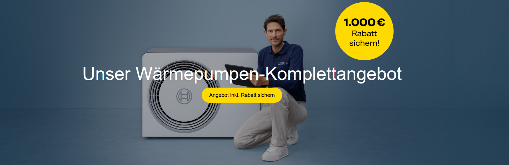 [Vattenfall] Wärmepumpen-Komplettangebot – 1.000 € Rabatt + Förderung – bis 31.10.2026