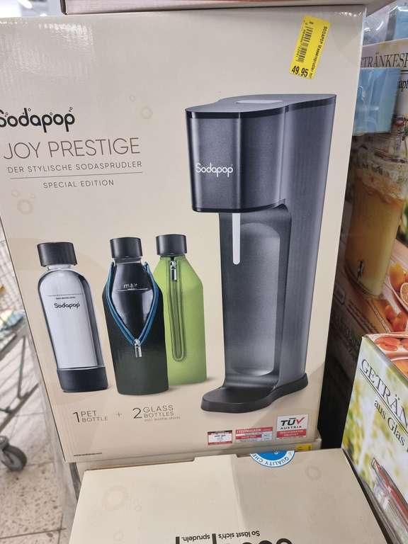 [Lokal Essen] Thomas Philipps: Sodapop Joy Prestige Special Edition Wassersprudler Schwarz für 49,95€ statt 59,99€ Bundesweit?