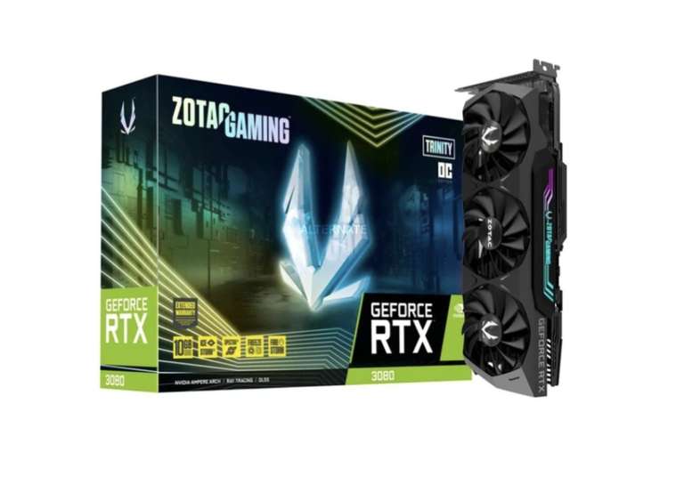 GeForce RTX Gaming ZOTAC GeForce RTX 3080 TRINITY OC LHR
