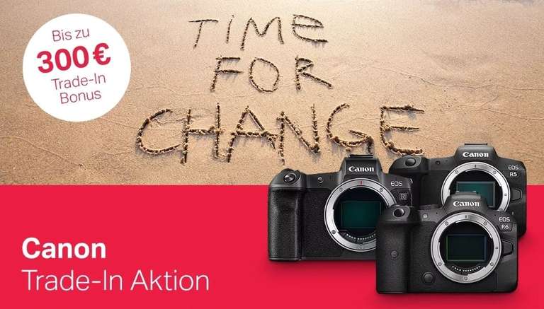 CANON EOS R6 für 2.199 € Durch Canon Trade-in-Aktion Lokal und Online