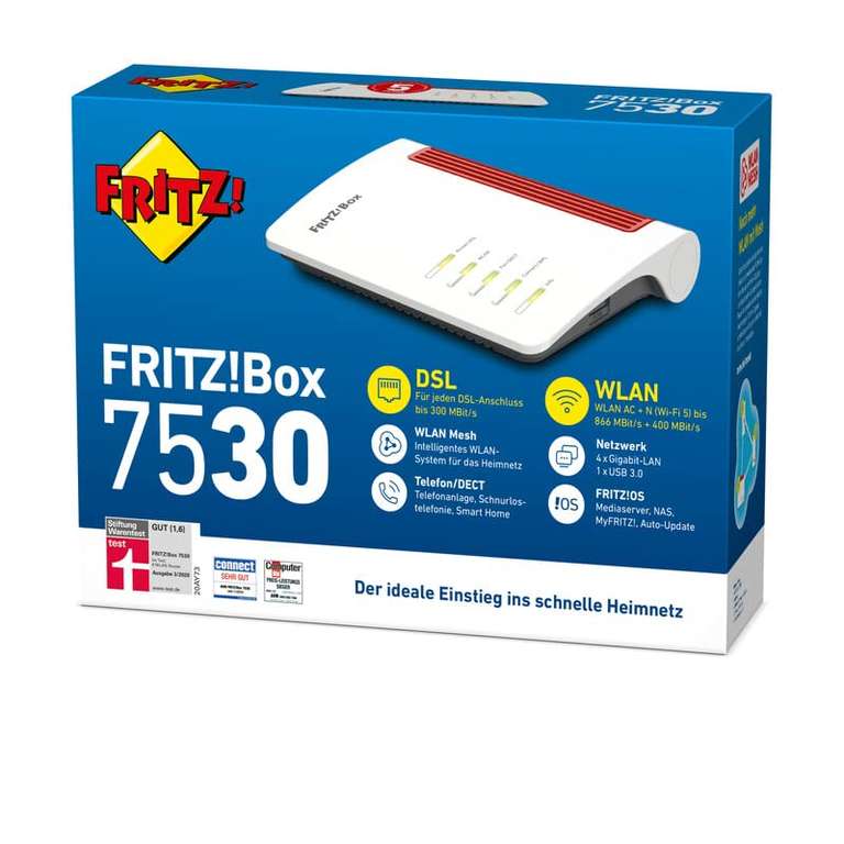 AVM FRITZ!Box 7530 WLAN-Router für 119,00€ || Amazon, Media Markt & Saturn
