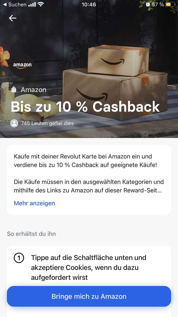 Cashback Revolut Z B Amazon Fashion 10 Personalisiert Mydealz