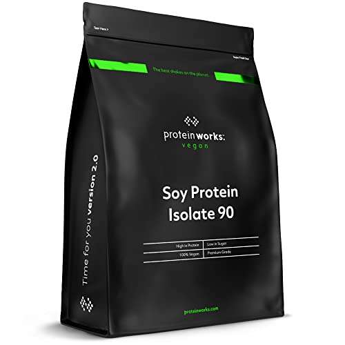 [Amazon Spar-Abo] Soja Protein 90 Isolat | Vanillecreme/ Schokolade | 100% Vegan | THE PROTEIN WORKS | 2kg