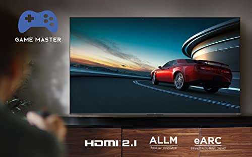 TCL 65C639 65 Zoll (164cm) QLED Fernseher, 4K UHD, Google TV, HDR Premium, 60Hz Motion Clarity (120Hz DLG),HDMI 2.1,Dolby Vision & Atmos,2.0