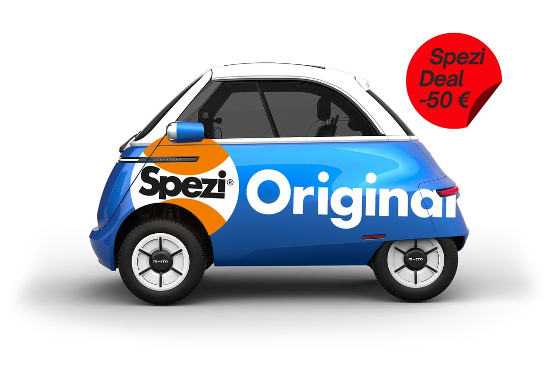 Auto Abo: Micro Microlino; 18PS; 177km Reichweite/ 10,5 kWh Akku; 36M; 149 € p.M. mit Spezi Werbung (199€ ohne); 500km p.M.