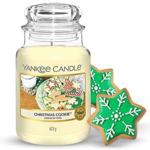 [Prime] Yankee Candle Duftkerze, groß, Christmas Cookie, Brenndauer bis 150h