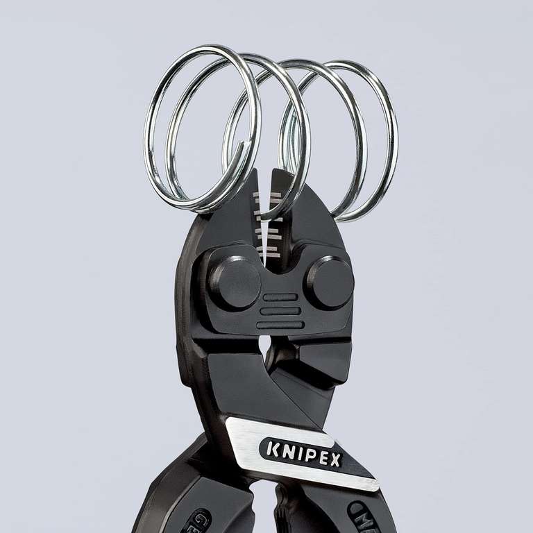 Knipex CoBolt S Kompakt-Bolzenschneider schwarz atramentiert, mit Kunststoff überzogen 160 mm 71 01 160, PRIME