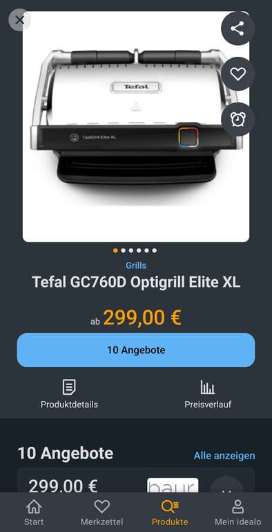 Tefal OptiGrill + XL & OptilGrill Elite XL @ Home & Cook Designer Outlet Roermond -Effektiv 170,49€ nach Cashback