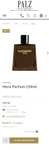 Burberry Hero Parfum 100ml 83,99 / 150ml 98,50€ / 50ml 60,99€ / 200ml Refill 94,30€ [Palz / Notino-App]