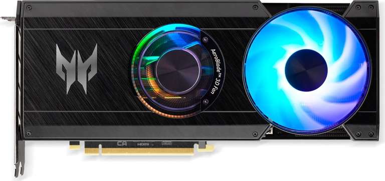 Acer Predator BiFrost Arc A770 Grafikkarte (16GB GDDR6, 2400MHz Boost, 225W TGP, Dual Slot, HDMI 2.1, 3x DP 2.0)