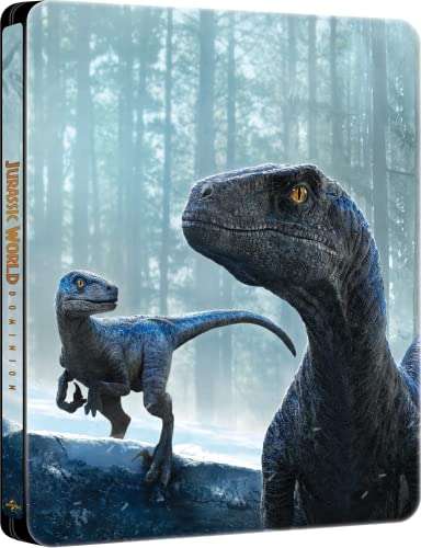 Jurassic World Part III | Raptoren Steelbook | 4K Ultra HD + Blu-Ray | Amazon IT (nur Englisch/Italienisch)