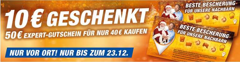 Expert - 50€ Gutschein für 40€ in vielen Märkten zu bekommen. Z. B. Nienburg, Hildesheim usw.
