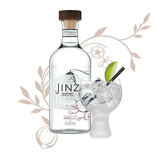 (Prime Spar-Abo) Jinzu Gin | Geschmacksreiches Aroma mit Zitrusfrische | 41,3% vol | 700ml |