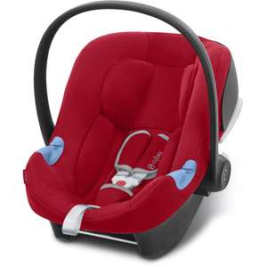 cybex SILVER Babyschale Aton B i-Size Dynamic Red Kindersitz Verwendbar von 45 bis 87 cm; Ab Geburt bis ca. 18 Monate; maximal 13 kg