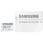 Samsung 128 GB Speicherkarte EVO Plus Micro SD SDXC 130MB/s +Adapter für 8,49€