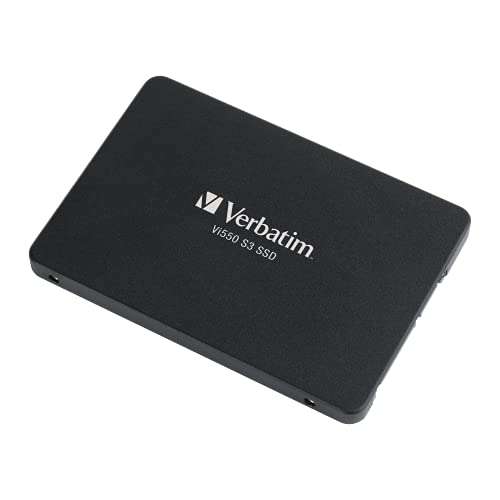 Verbatim Vi550 S3 SSD, Internal SSD Drive with 512GB Data Storage, Solid State Drive with 2.5" SATA III Interface and 3D NAND Technology