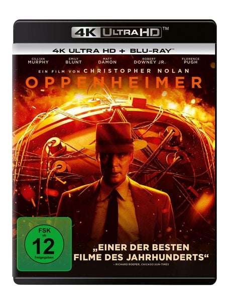 Oppenheimer (4K Ultra HD + Blu-ray) 7 Oscars * IMDb 8,3/10 * Christopher Nolan