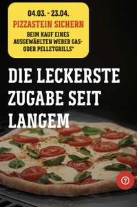 WEBER FRÜHLINGSSTART 2023 - Gratis GBS Pizzastein beim Kauf eines Weber Grill