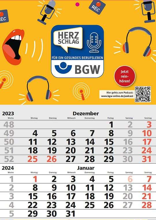 *kostenlos* Kalender 2024 Wandkalender A2 Kalender