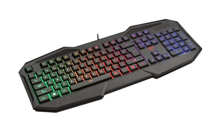 [Prime] Trust GXT 830 Avonn Gaming Tastatur (QWERTZ-DE) schwarz oder camouflage | Anti-Ghosting, 12 Media-Tasten, Spielmodus, Beleuchtung