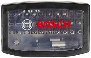 Bosch Professional 32tlg. Schrauberbit-Set (PH-, PZ-, Hex-, T-, TH-, S-Bit, Zubehör Bohrschrauber und Schraubendreher) (Prime)