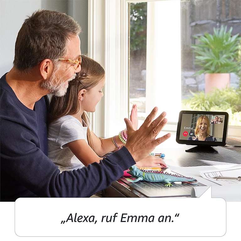 Amazon Echo Show 8 Smart Display mit 8 Zoll HD-Bildschirm und Alexa (1. Generation)