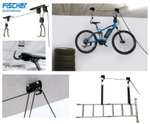 FISCHER Fahrradlift Plus: Tragkraft bis 30 kg, Fahrradhalterung/Deckenhalterung für Fahrräder und E-Bikes, bis 4 m Deckenhöhe (Prime)