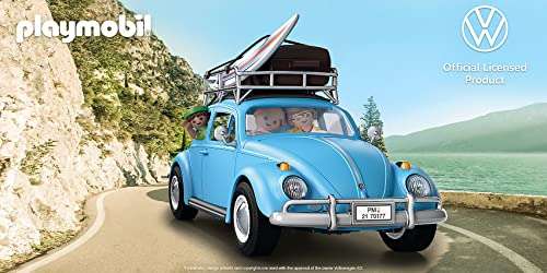 [Amazon Prime] PLAYMOBIL Volkswagen 70177 Käfer mit Dachgepäckträger, abnehmbaren Dach und Heckklappe
