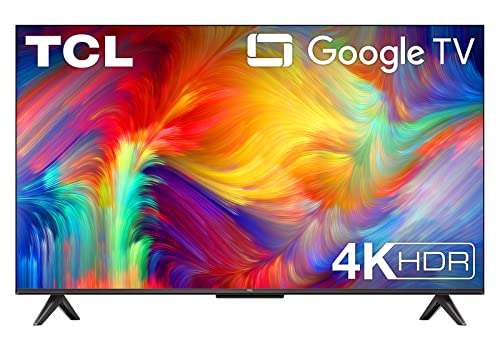 TCL 55P739 55 Zoll Fernseher, 4K HDR, Ultra HD, Smart TV Powered by Google TV, Rahmenloses Design