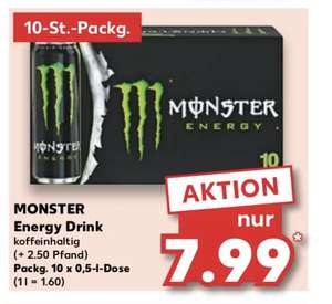 Monster Energy 10er-Pack [LOKAL Kaufland] ab 02.03.2023