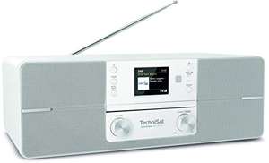 TechniSat DIGITRADIO 371 CD IR - Stereo Internetradio (DAB+, UKW, CD-Player, WLAN, Bluetooth, Farbdisplay, USB, 10 Watt, Fernbedienung)