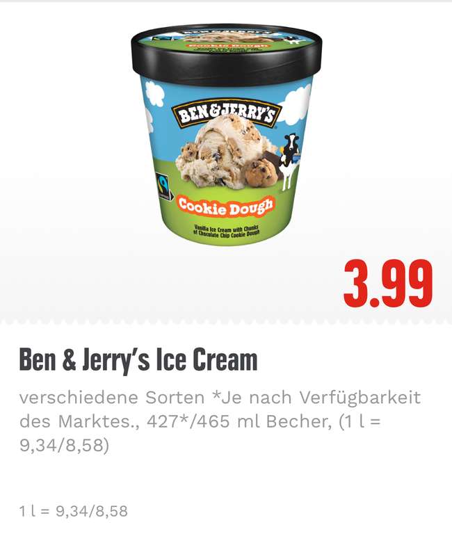 [Edeka Center] Ben & Jerry‘s Eis