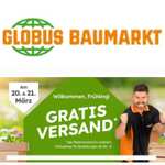 Globus Baumarkt Online Shop Versandkosten FREI Paketversand 4.95€ Sparen ab 10€ MBW