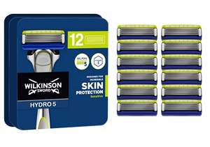 Wilkinson Sword Hydro 5 Skin Protection Sensitive, 12 Rasierklingen (Prime Spar-Abo)