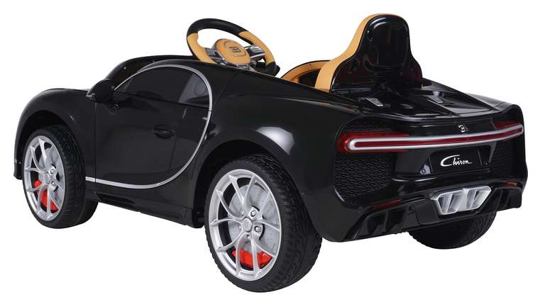 Bugatti Chiron Elektroauto (2x 35W Motoren, EVA-Reifen, Federung, Sicherheitsgurt, LED-Scheinwerfer, Audio-System, Fernbedienung)