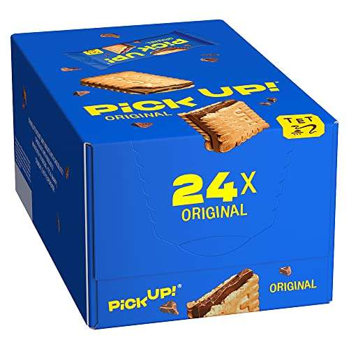 PiCK UP! Original oder Choco&Milk (24 x 28 g), Thekenaufsteller mit 28 g (24er Pack) mit 15% Coupon & Spar-Abo/ Original (12 x 28 g) (Prime)