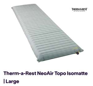 [ibood / outdoor] Therm-a-Rest NeoAir Topo Isomatte | Large für 115,90€ anstatt 146,50