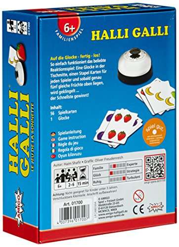 Amigo Spiel Halli Galli – Auf die Glocke fertig los für 9,99€ (statt 16€) – Prime