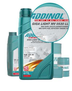 1 x 5 Liter Addinol Giga Light MV 0530 LL 5W-30 Motoröl