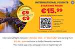 120° - Pegasus: Internationale Flüge ab 15,99 € + Steuern, auch ab Deutschland