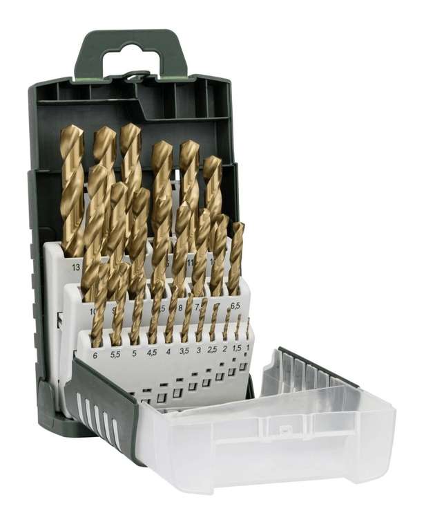 Bosch DIY 25tlg. Metallbohrer-Set HSS-TiN (Titannitrid) Grip