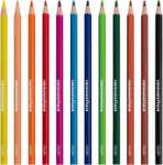 "Eberhard Faber 514812 - Colori Buntstifte, 12 Farben, zum Malen, Illustrieren und Zeichnen" + 30cm Lineal [Prime]