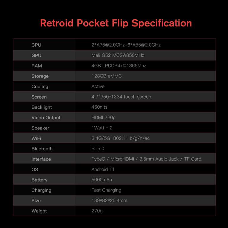 Retroid Pocket Flip mit bis zu 10$ Vorbestellerrabatt
