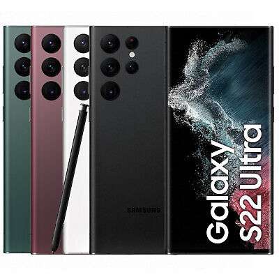 SAMSUNG Galaxy S22 Ultra 128GB weiß/schwarz NEUWARE OVP 839€ [ebay] ODER Neuware (ungeöffnete Retouren) 799€