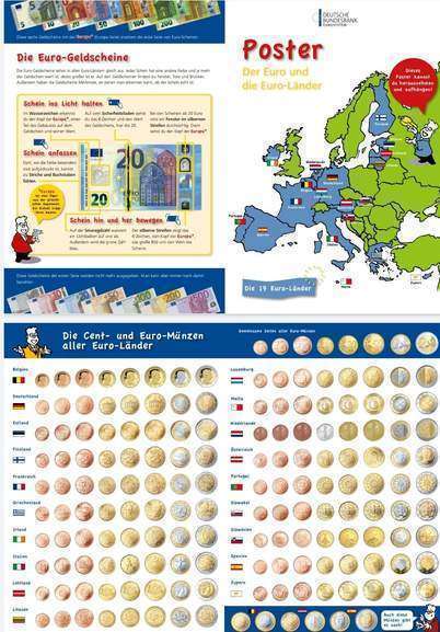 Mein Euro – Rechen- und Spielgeld in Münzen + Banknoten + Poster + Arbeitsblätter / /Geld verstehen (Lehrbuch)