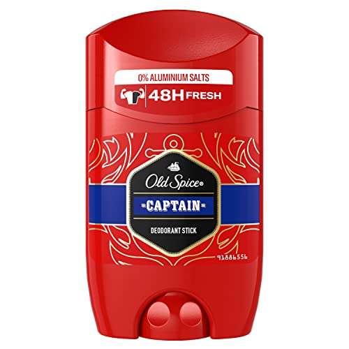 Old Spice Captain Deodorant Stick | Deo Stick Ohne Aluminium Für Männer 50 ml (1er Pack) (Prime Spar-Abo) (personalisiert?)