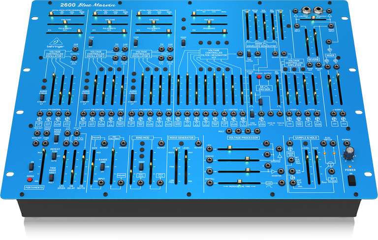 Behringer 2600 Blue Marvin Special Edition, Semi-Modularer Analogsynthesizer [Musikinstrumente]